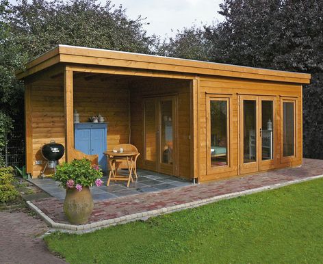 Prima Victoria flat roof summerhouses from Lugarde